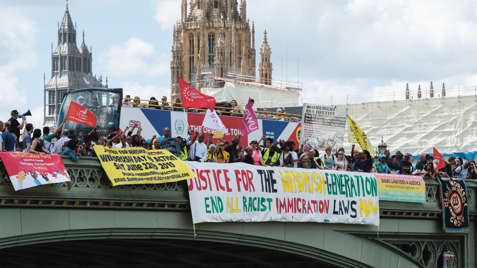 Windrush - protest photo